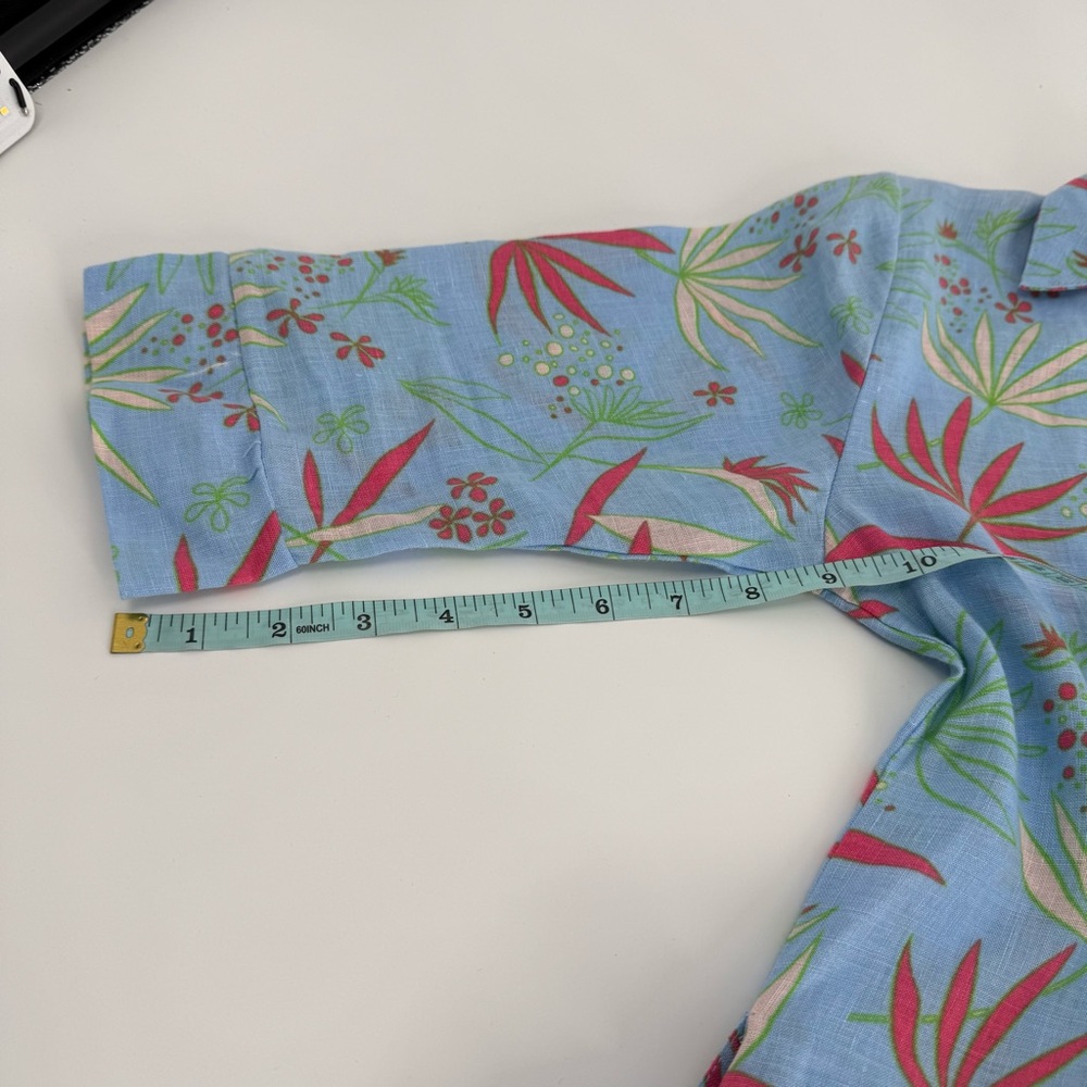 Hiho Floral Linen Midi Dress - Picture 11 of 13
